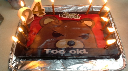 Pedobear chocolate cake