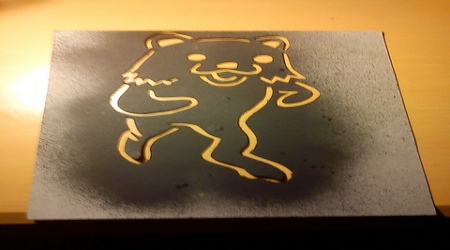 Pedobear graffiti pattern