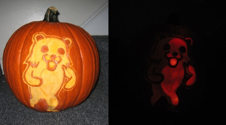 Pedobear dark pumpkin