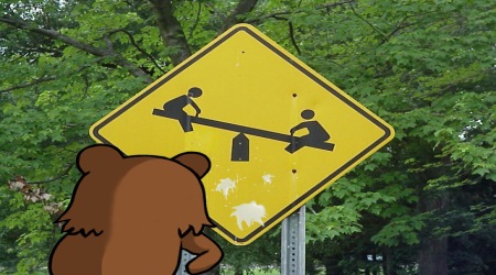 Pedobear playground kids