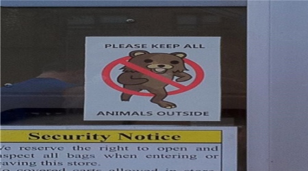 Pedobear security notice