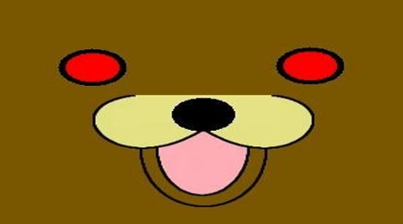 Pedobear simple face