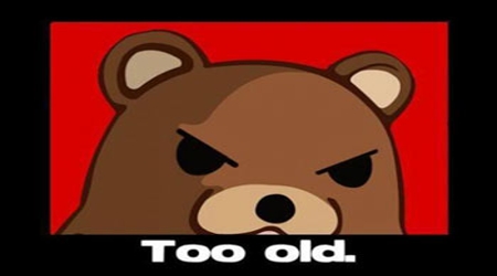 Pedobear too old face