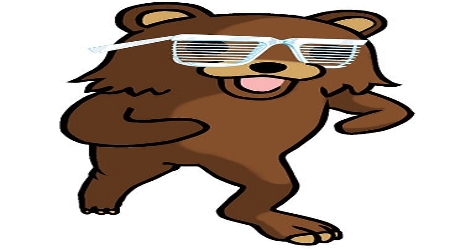 Pedobear wearing sunglasses