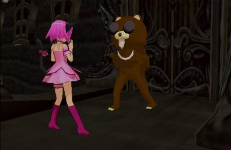 Pedobear attacks little girl