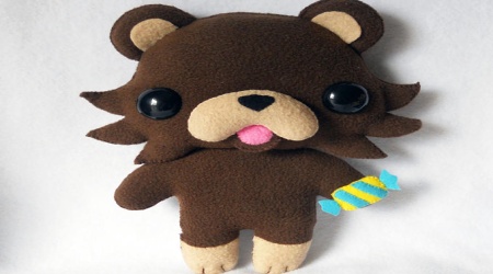 Pedobear look alike toy